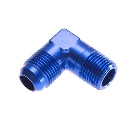 Red Horse Performance -03 90 DEGREE MALE ADAPTER TO -02 (1/8") NPT MALE - BLUE 822-03-02-1